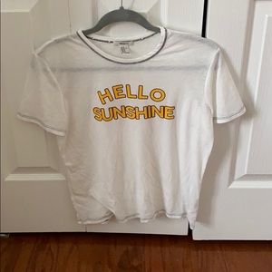 “Hello sunshine” Graphic tee